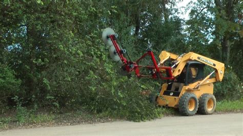 skid steer string trimmer|tree removal skid steer attachments.